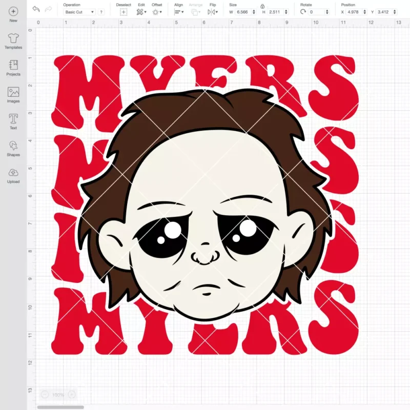 Baby Myers SVG, Halloween SVG, Horror Movie SVG | Instant Download SVG PNG Cut File for Cricut & Silhouette - Image 2