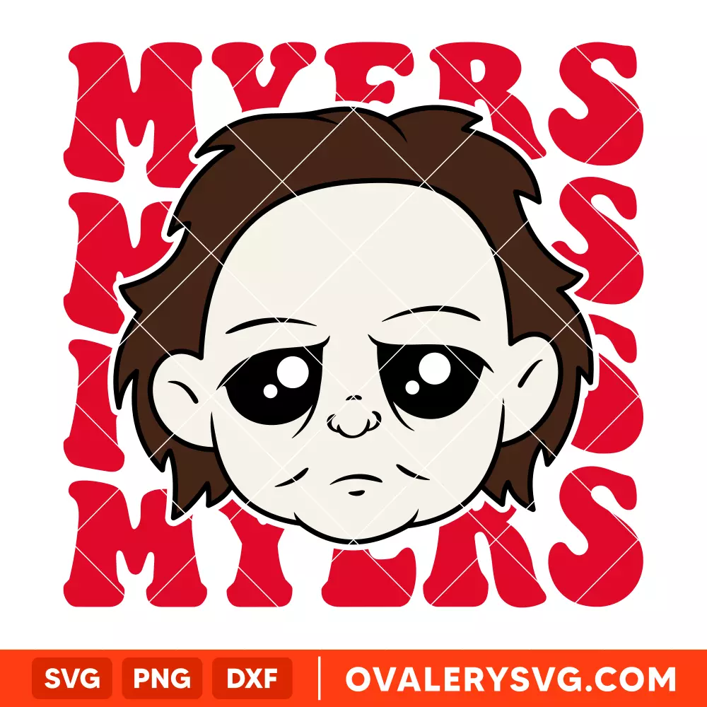 Baby Myers SVG, Halloween SVG, Horror Movie SVG, Cricut, Silhouette SVG PNG Cut File