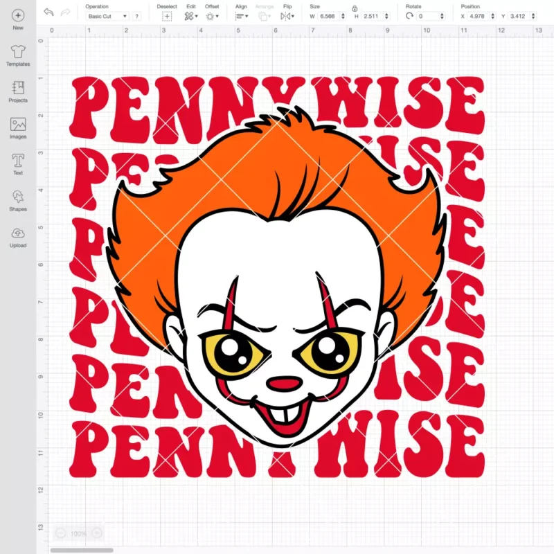 Baby Pennywise SVG, Halloween SVG, Horror Movie SVG | Instant Download SVG PNG Cut File for Cricut & Silhouette - Image 2