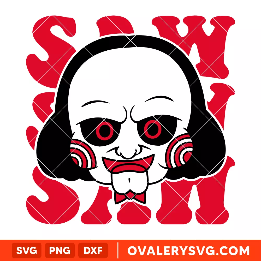 Baby Saw SVG, Halloween SVG, Horror Movie SVG, Cricut, Silhouette SVG PNG Cut File