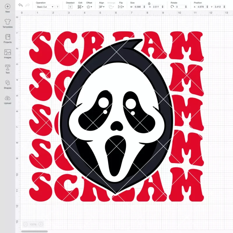 Baby Scream SVG, Halloween SVG, Horror Movie SVG | Instant Download SVG PNG Cut File for Cricut & Silhouette - Image 2
