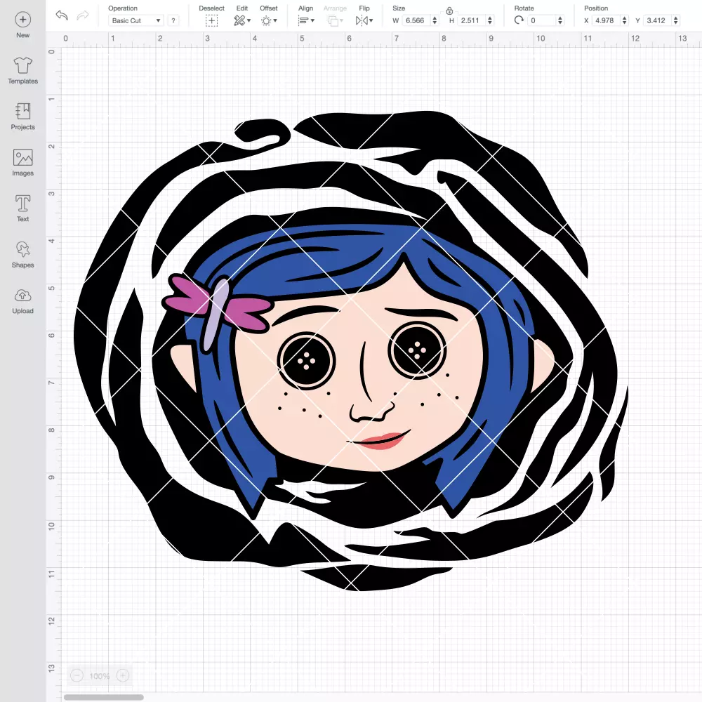 Coraline Button Eyes SVG, Halloween SVG | Instant Download SVG PNG Cut File for Cricut & Silhouette - Image 2