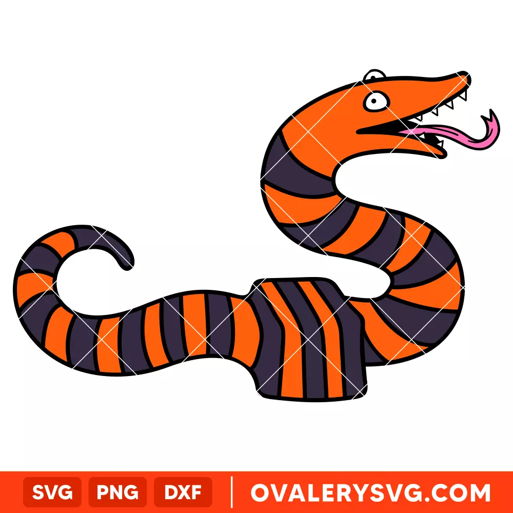 Giant Snake SVG, Nightmare Before Christmas SVG, Halloween SVG | Instant Download SVG PNG Cut File for Cricut & Silhouette