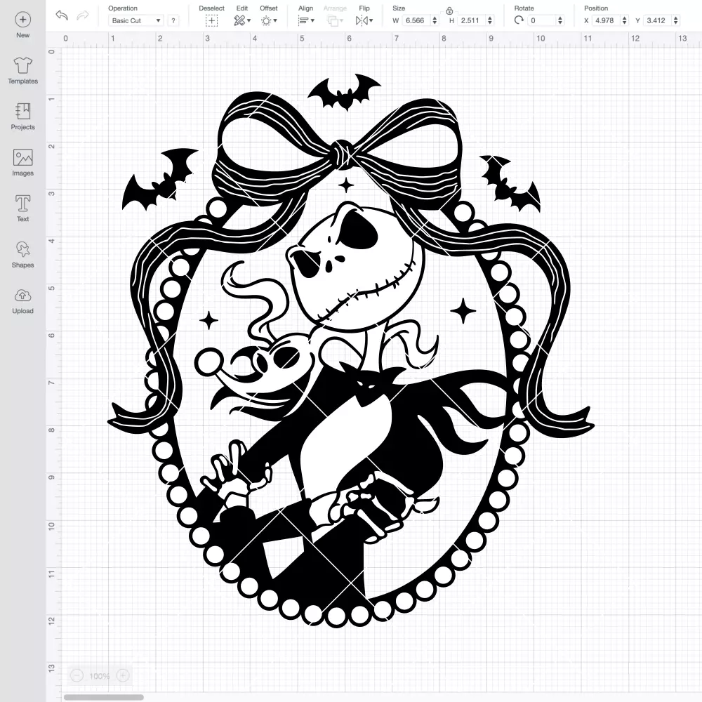 Jack Skellington Profile SVG, Nightmare Before Christmas SVG, Halloween SVG | Instant Download SVG PNG Cut File for Cricut & Silhouette - Image 2