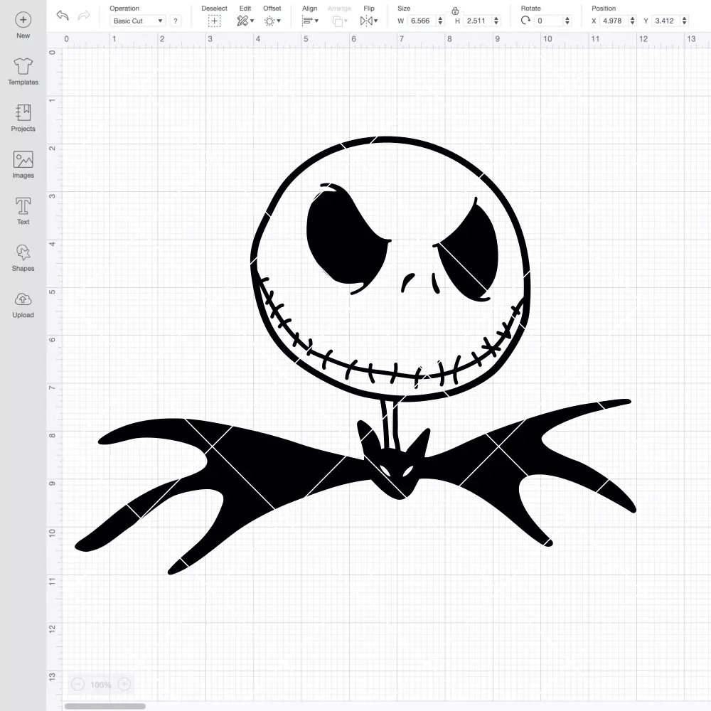 Jack Skellington Profile SVG, Nightmare Before Christmas SVG, Halloween SVG | Instant Download SVG PNG Cut File for Cricut & Silhouette - Image 2
