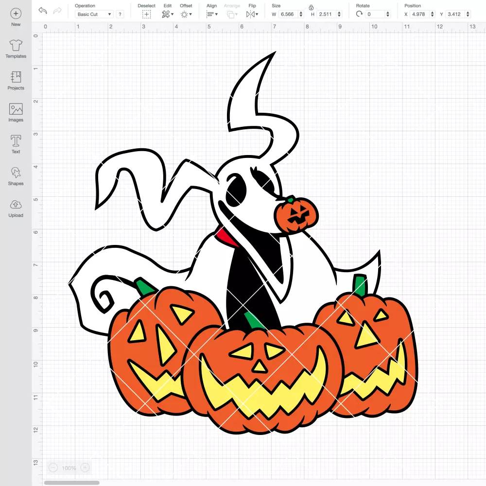 Pumpkin Zero SVG, Nightmare Before Christmas SVG, Halloween SVG | Instant Download SVG PNG Cut File for Cricut & Silhouette - Image 2