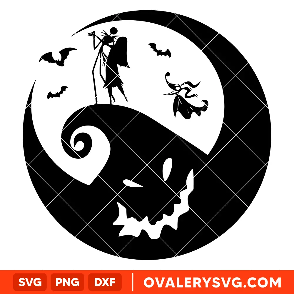 Sally, Jack , Oogie Boogie, Zero SVG, Nightmare Before Christmas SVG, Halloween SVG, Cricut, Silhouette SVG PNG Cut File