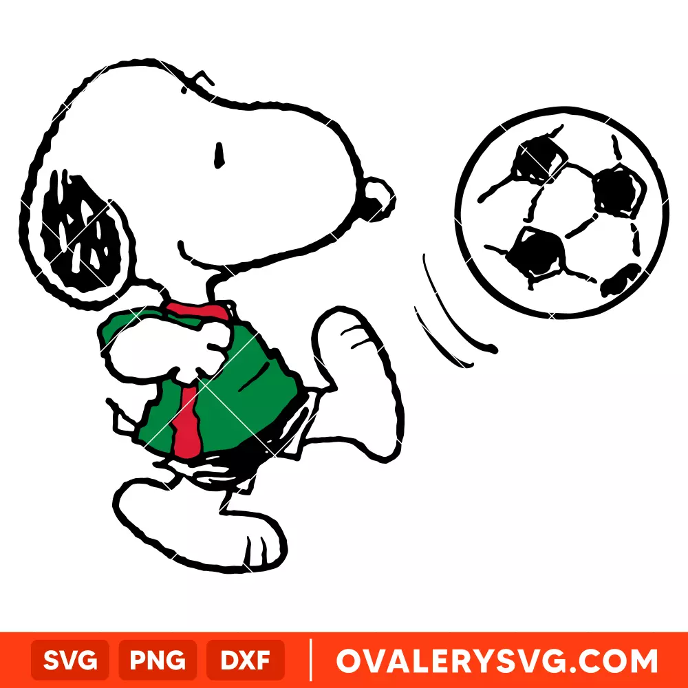 Snoopy Mexico SVG, Football World Cup 2026 SVG, Peanuts SVG, Cricut, Silhouette SVG PNG Cut File