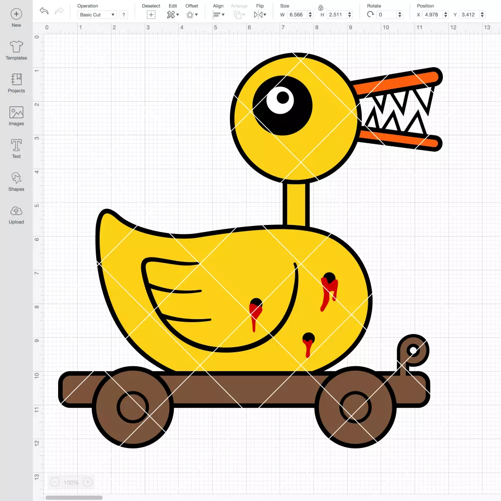 Vampire Duck SVG, Nightmare Before Christmas SVG, Halloween SVG | Instant Download SVG PNG Cut File for Cricut & Silhouette - Image 2
