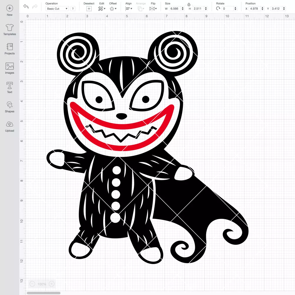 Vampire Teddy SVG, Nightmare Before Christmas SVG, Halloween SVG | Instant Download SVG PNG Cut File for Cricut & Silhouette - Image 2