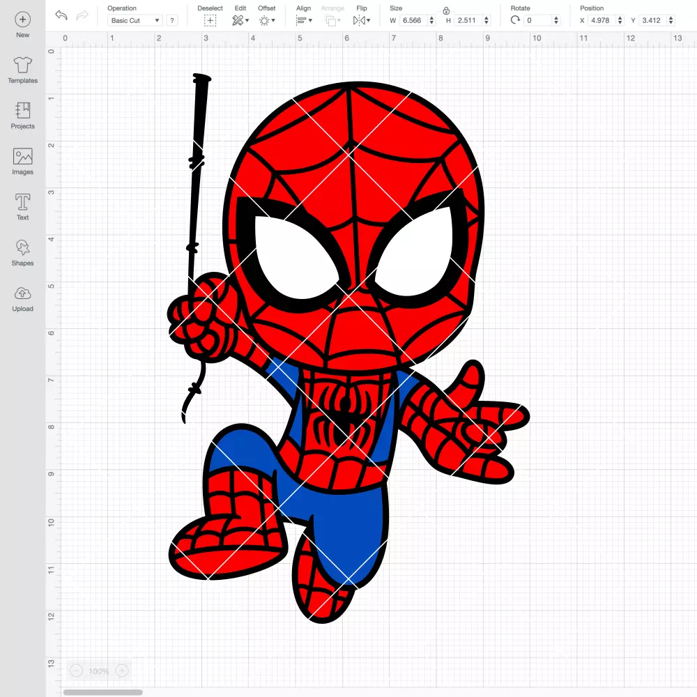 Cute Baby Spiderman SVG, Superhero SVG, Marvel SVG | Instant Download SVG PNG Cut File for Cricut & Silhouette - Image 2
