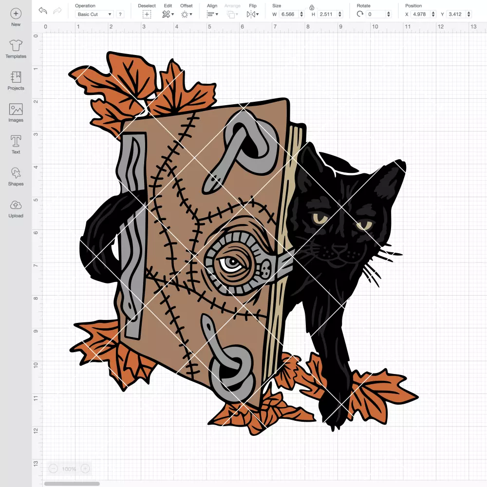 Hocus Pocus Black Cat Book SVG, Halloween SVG | Instant Download SVG PNG Cut File for Cricut & Silhouette - Image 2