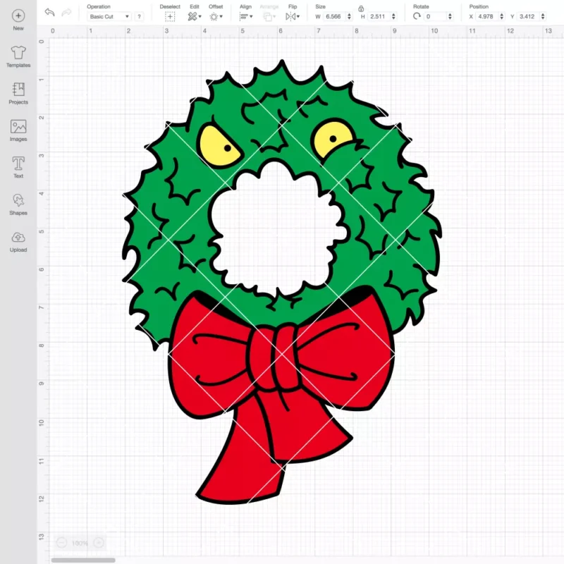 Man-Eating Wreath SVG, Nightmare Before Christmas SVG, Halloween SVG | Instant Download SVG PNG Cut File for Cricut & Silhouette - Image 2