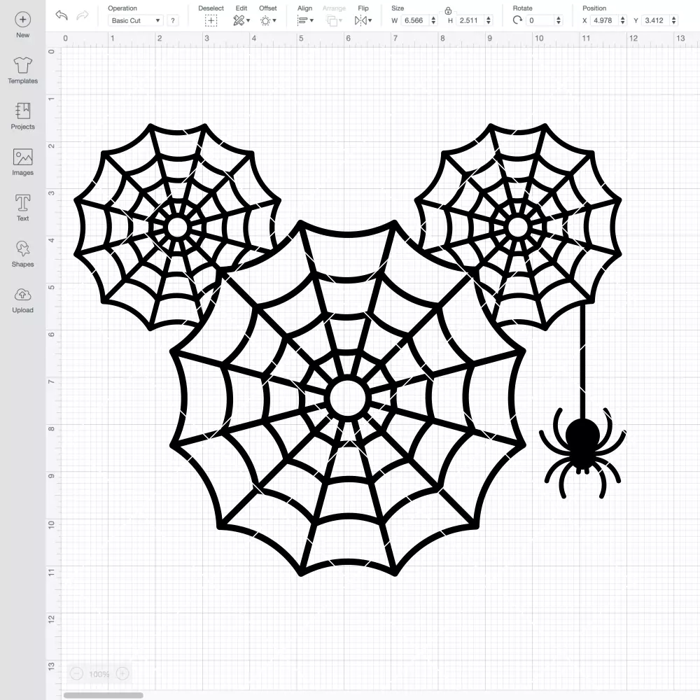 Mickey Spider Web SVG, Halloween SVG, Disney SVG | Instant Download SVG PNG Cut File for Cricut & Silhouette - Image 2