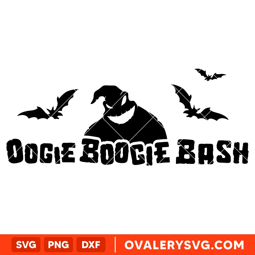 Oogie Boogie Bash Bats SVG, Halloween SVG | Instant Download SVG PNG Cut File for Cricut & Silhouette