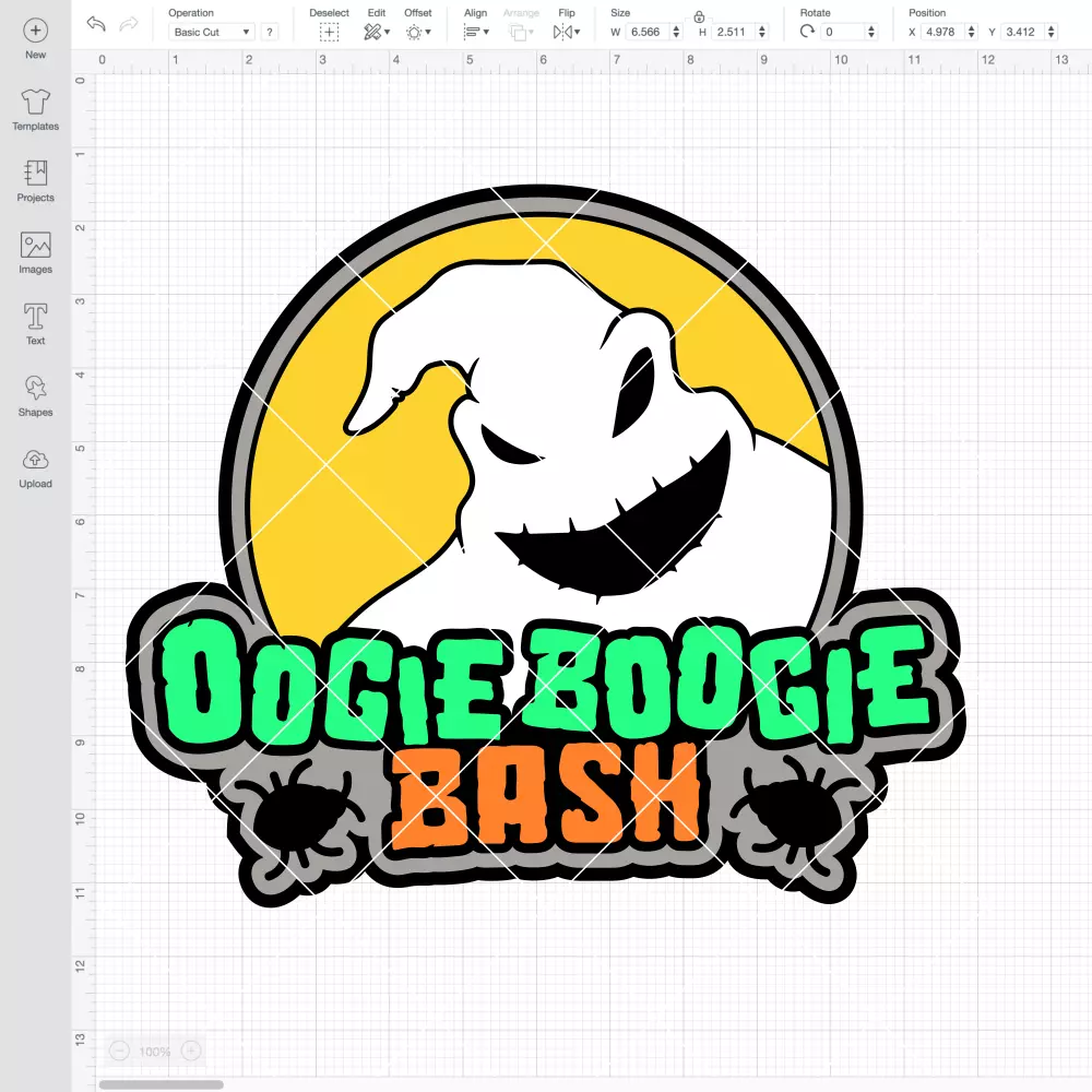 Oogie Boogie Bash Layered SVG, Halloween SVG | Instant Download SVG PNG Cut File for Cricut & Silhouette - Image 2