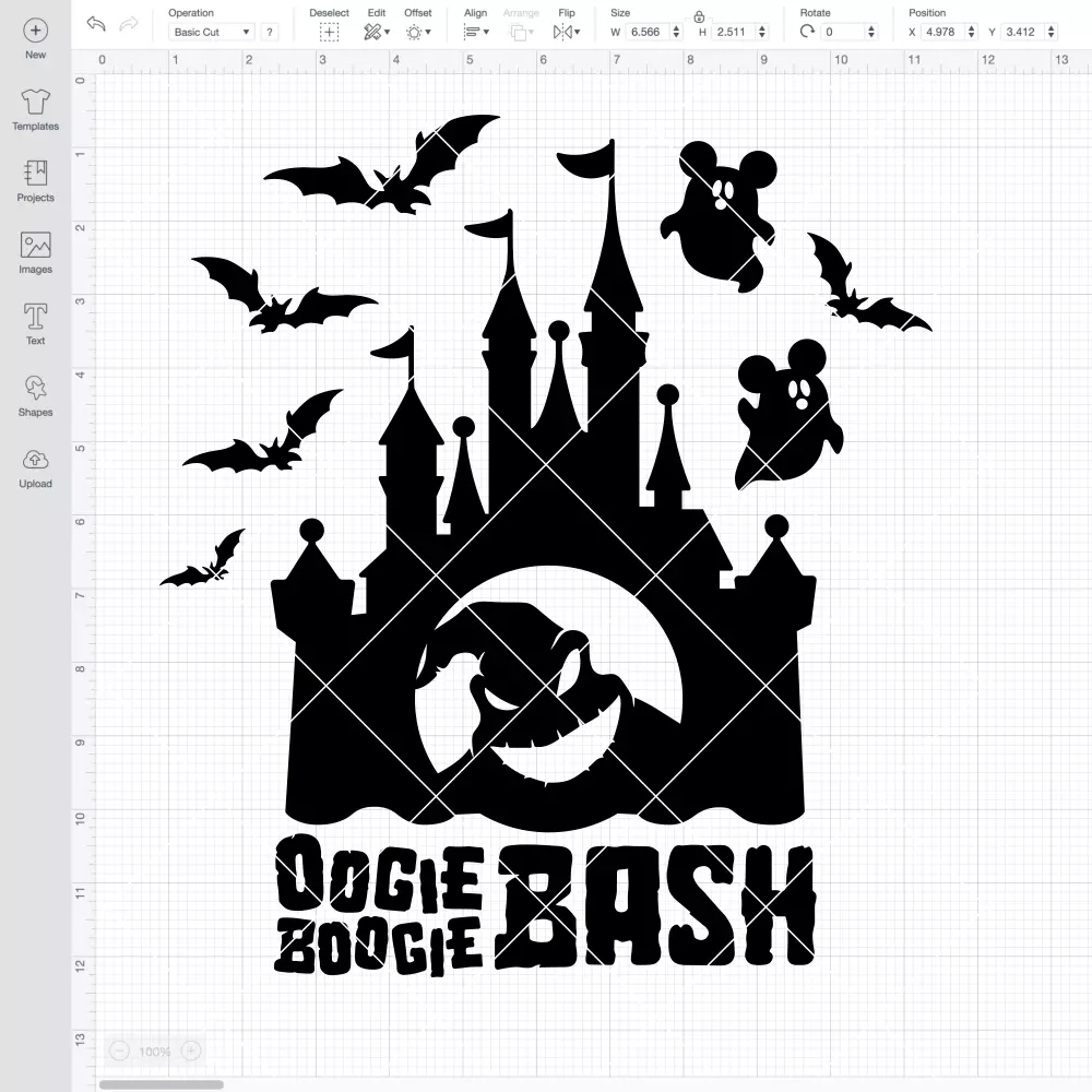 Oogie Boogie Bash Spooky Castle SVG, Halloween SVG | Instant Download SVG PNG Cut File for Cricut & Silhouette - Image 2