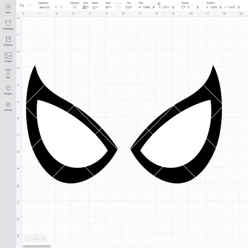 Spiderman Eyes SVG, Superhero SVG, Marvel SVG | Instant Download SVG PNG Cut File for Cricut & Silhouette - Image 2