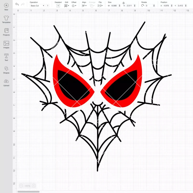 Spiderman Eyes Web Mask SVG, Superhero SVG, Marvel SVG | Instant Download SVG PNG Cut File for Cricut & Silhouette - Image 2