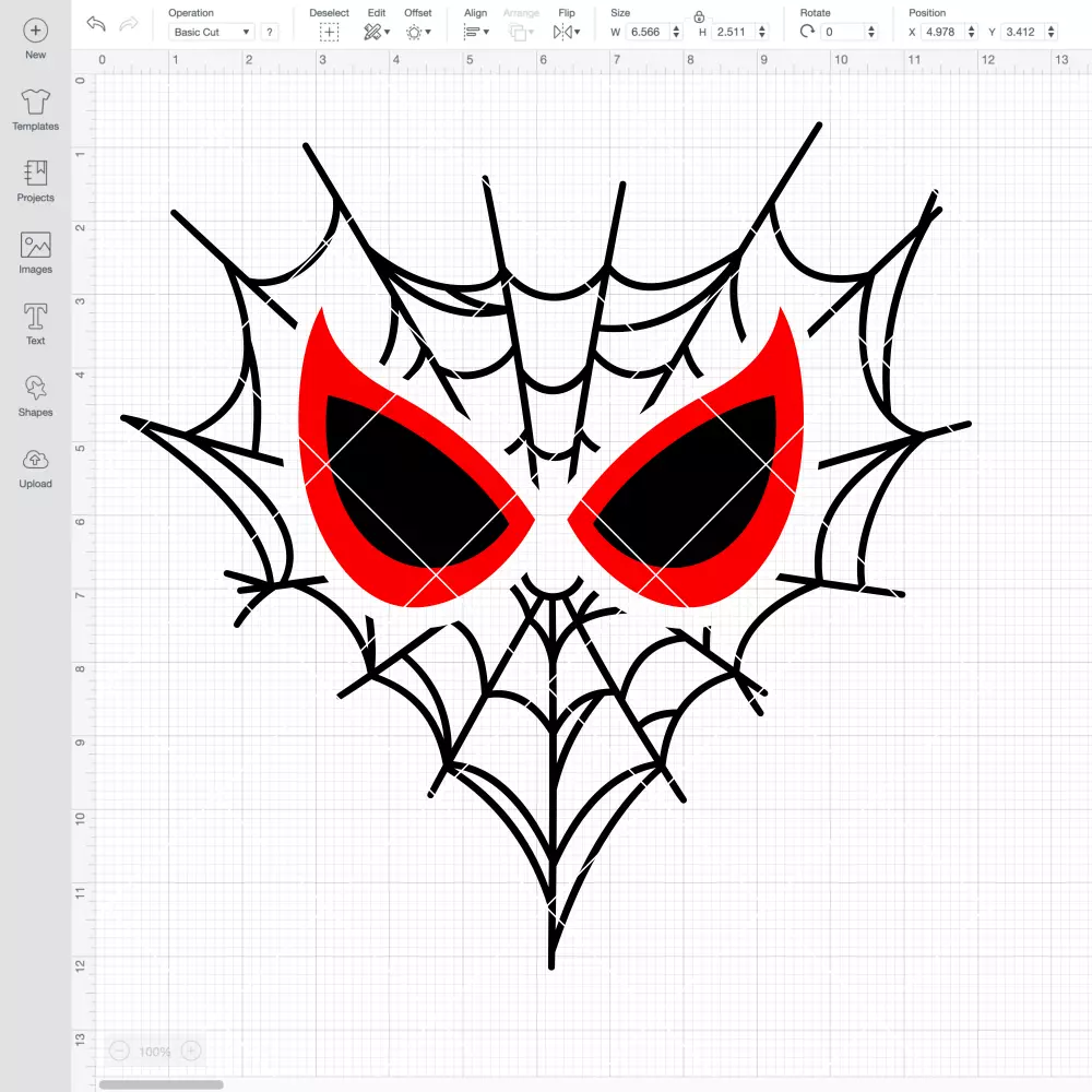 Spiderman Eyes Web Mask SVG, Superhero SVG, Marvel SVG | Instant Download SVG PNG Cut File for Cricut & Silhouette - Image 2
