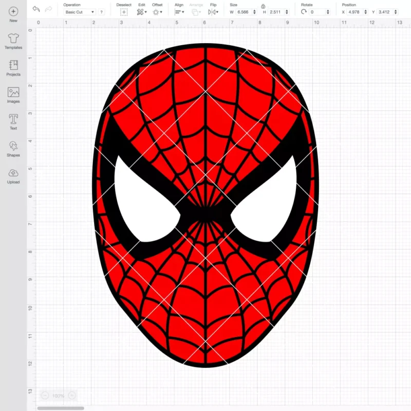 Spiderman Head Face SVG, Superhero SVG, Marvel SVG | Instant Download SVG PNG Cut File for Cricut & Silhouette - Image 2