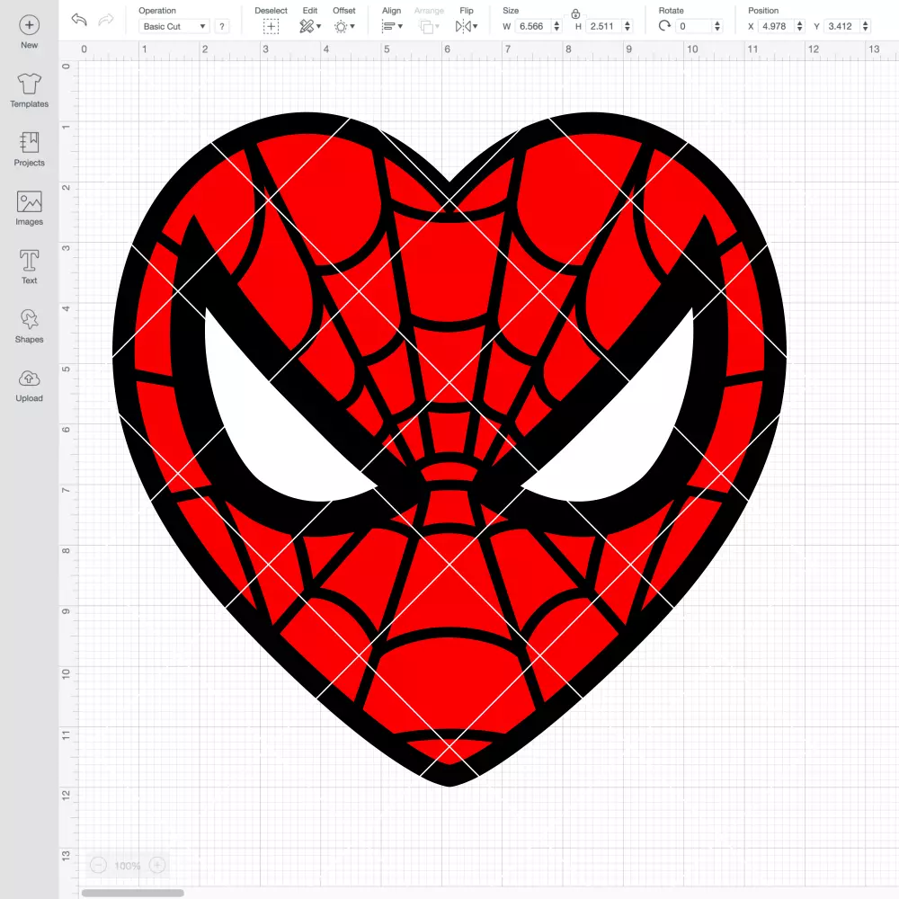 Spiderman Face Heart SVG, Superhero SVG, Marvel SVG | Instant Download SVG PNG Cut File for Cricut & Silhouette - Image 2