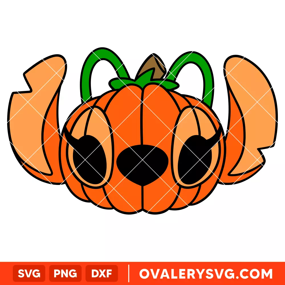 Angel Pumpkin Head SVG, Halloween SVG, Disney SVG | Instant Download SVG PNG Cut File for Cricut & Silhouette