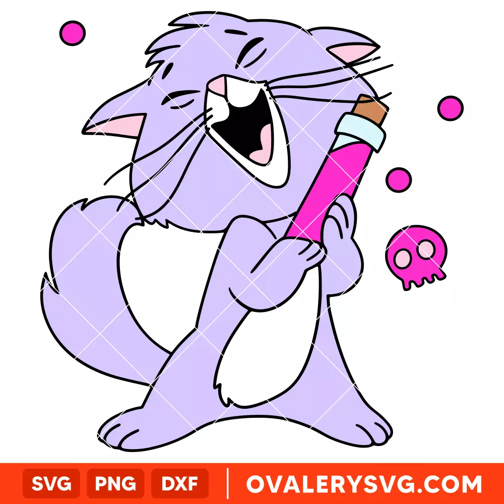 Evil Cat Layered SVG, Villian Cat, Halloween SVG | Instant Download SVG PNG Cut File for Cricut & Silhouette