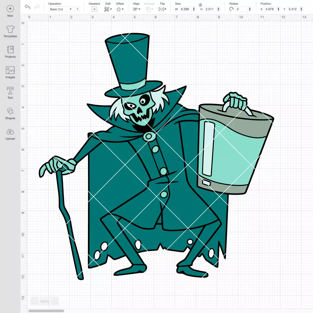 Hatbox Ghost SVG, Haunted Mansion SVG, Halloween SVG | Instant Download SVG PNG Cut File for Cricut & Silhouette - Image 2