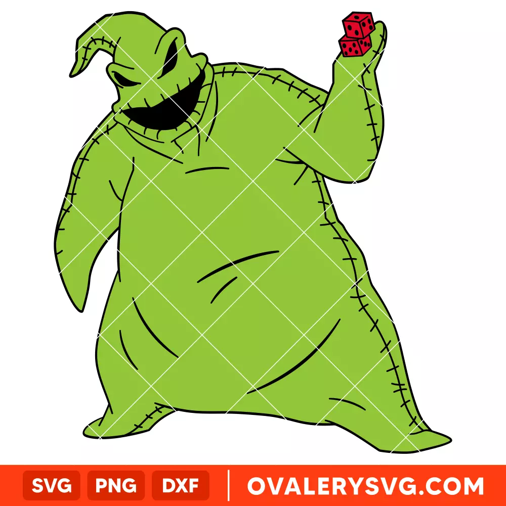 Oogie Boogie Layered SVG, Halloween SVG, Nightmare Before Christmas SVG | Instant Download SVG PNG Cut File for Cricut & Silhouette