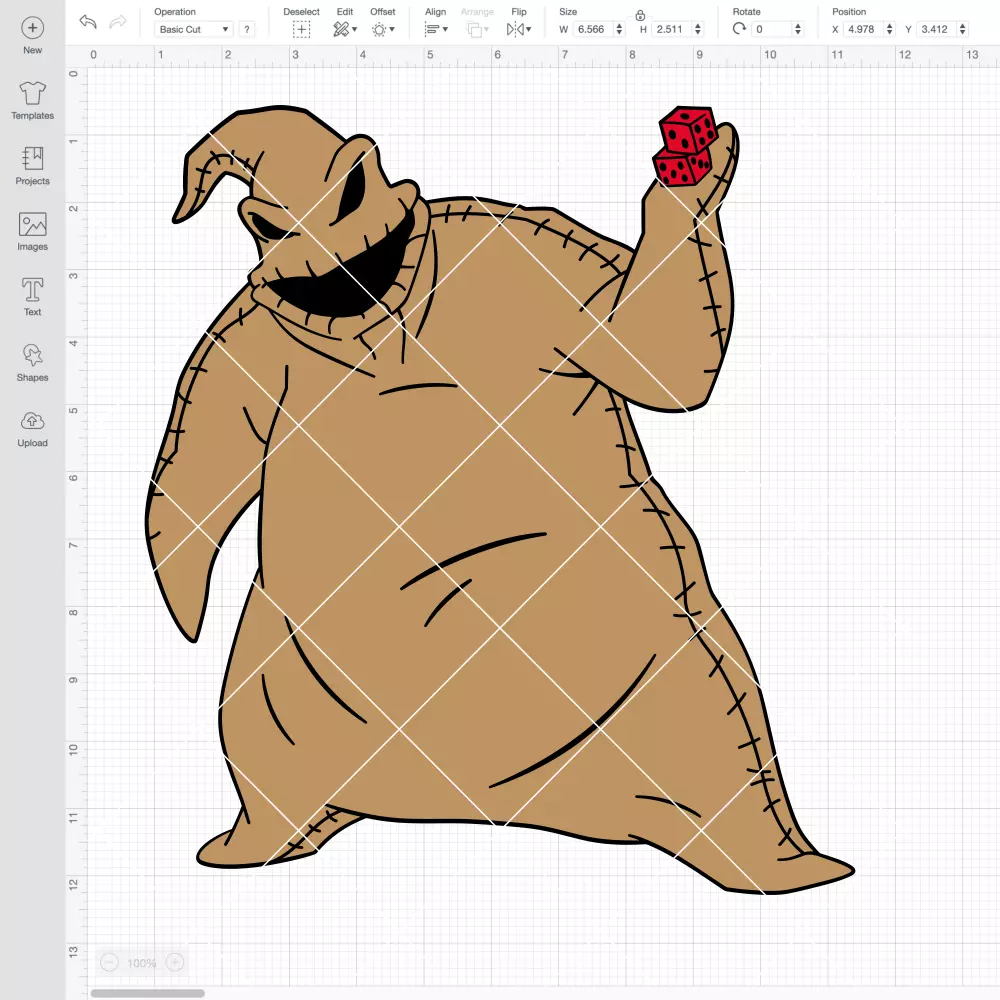 Oogie Boogie Retro SVG, Halloween SVG, Nightmare Before Christmas SVG | Instant Download SVG PNG Cut File for Cricut & Silhouette - Image 2