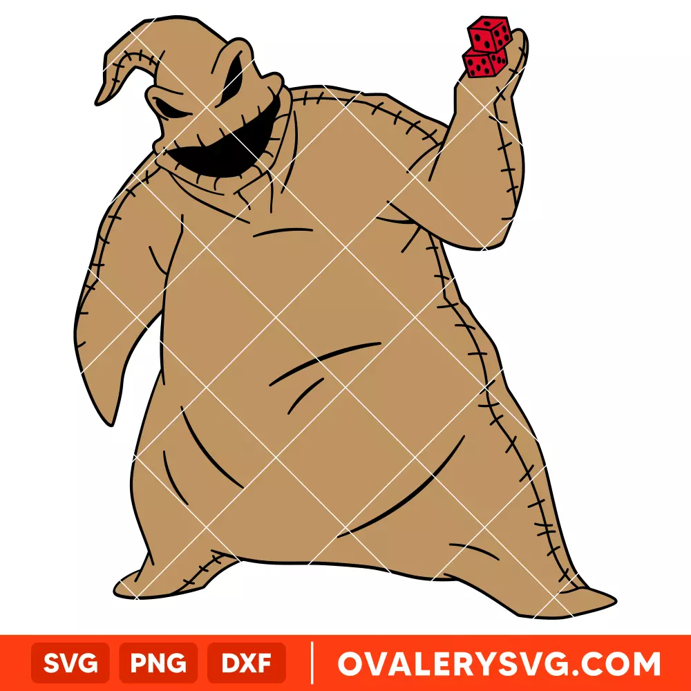 Oogie Boogie Retro SVG, Halloween SVG, Nightmare Before Christmas SVG | Instant Download SVG PNG Cut File for Cricut & Silhouette