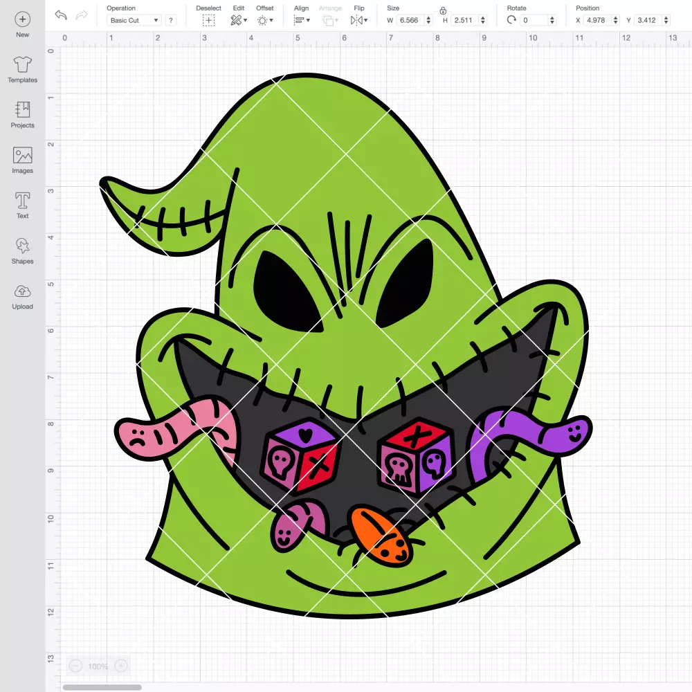 Oogie Boogie Face SVG, Halloween SVG, Nightmare Before Christmas SVG | Instant Download SVG PNG Cut File for Cricut & Silhouette - Image 2