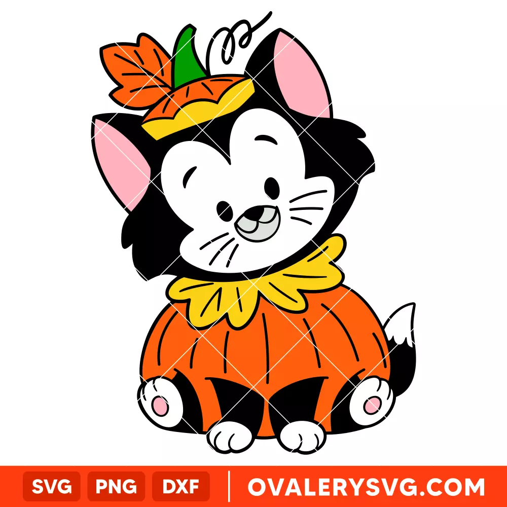Pumpkin Cat SVG, Villian Cat, Halloween SVG | Instant Download SVG PNG Cut File for Cricut & Silhouette
