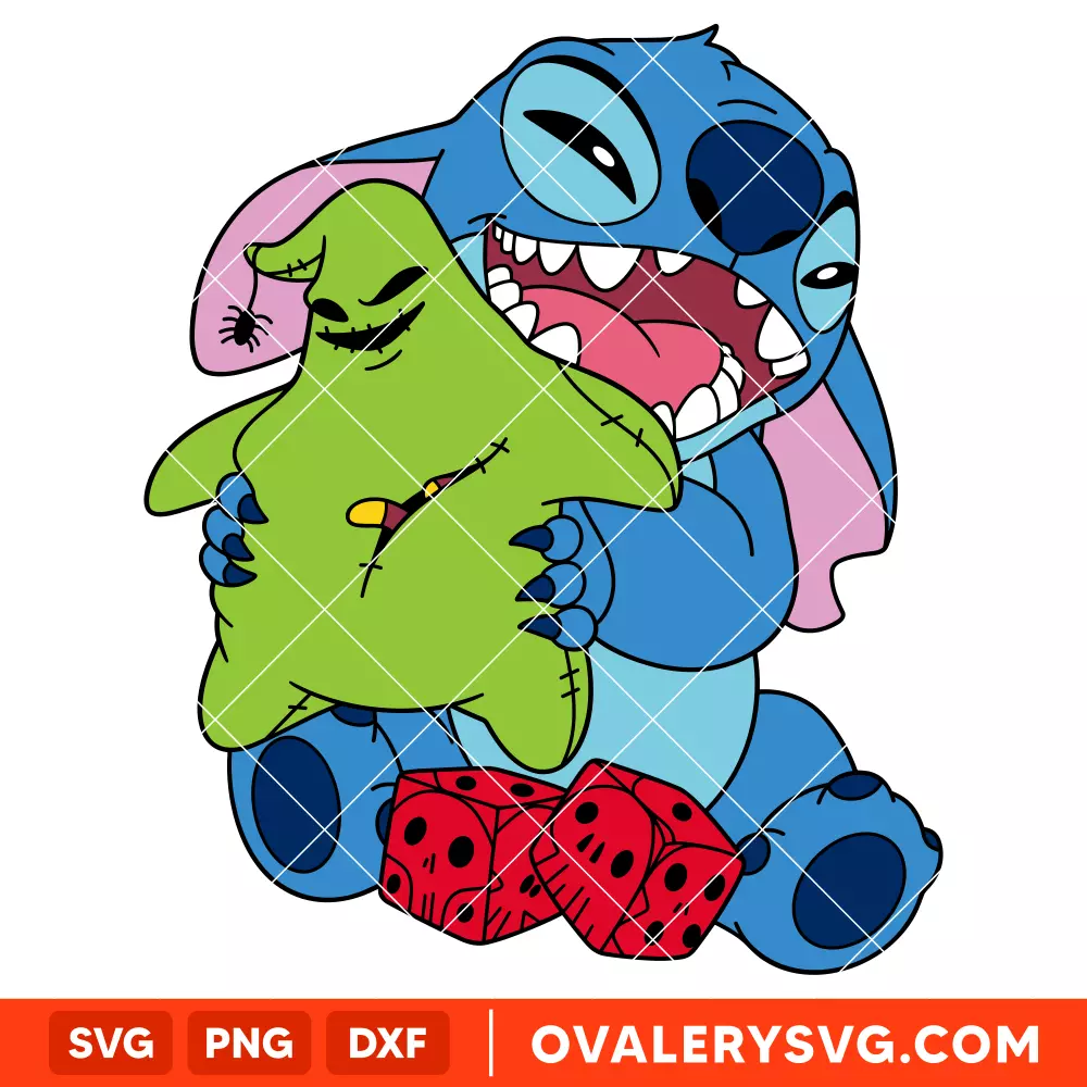 Stitch with Oogie Boogie SVG, Halloween SVG, Disney SVG | Instant Download SVG PNG Cut File for Cricut & Silhouette