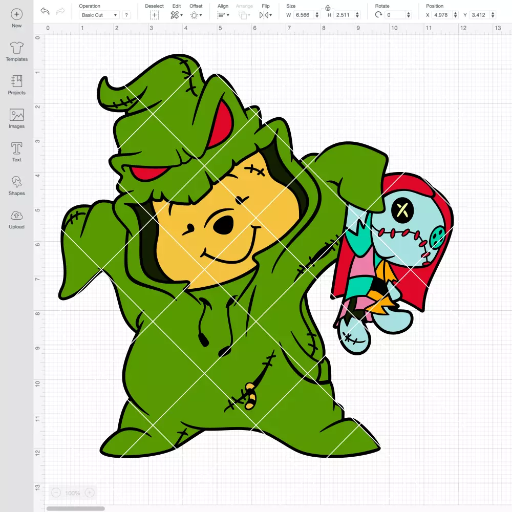 Winnie The Pooh Oogie Boogie SVG, Halloween SVG, Disney SVG | Instant Download SVG PNG Cut File for Cricut & Silhouette - Image 2