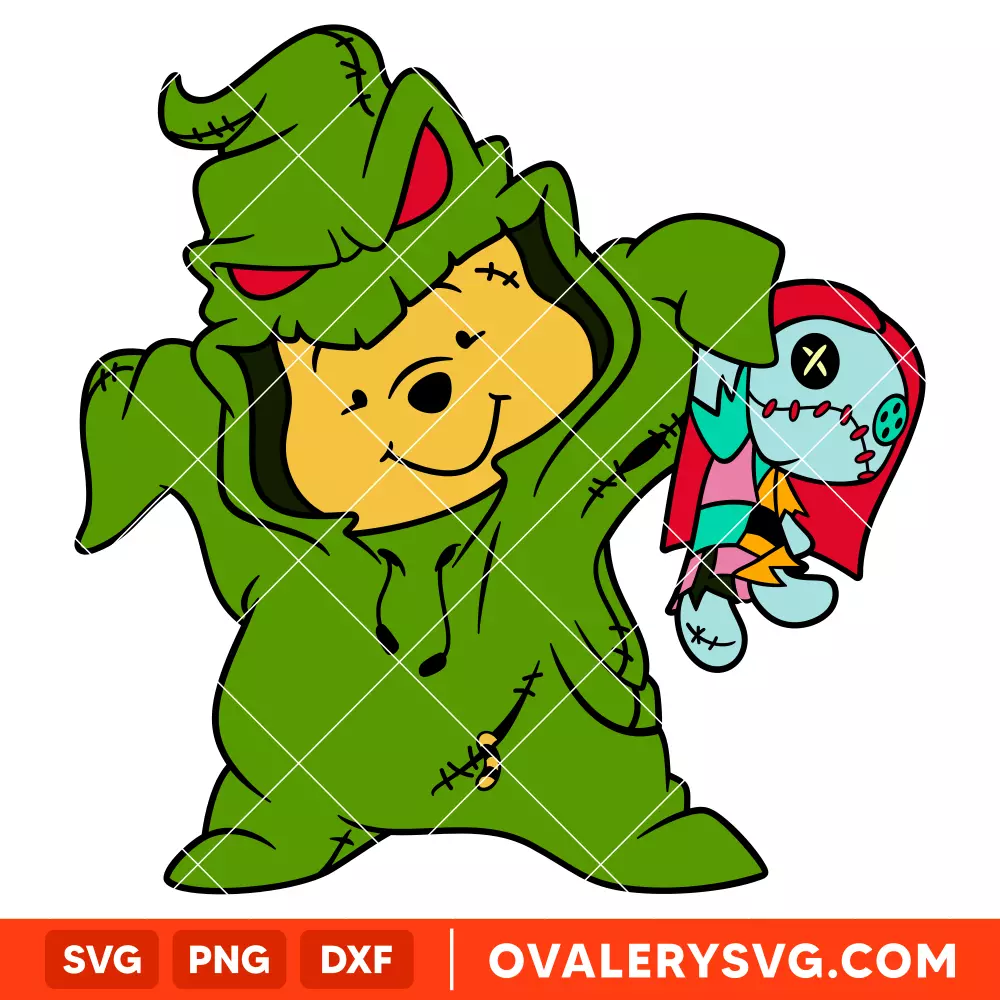 Winnie The Pooh Oogie Boogie SVG, Halloween SVG, Disney SVG | Instant Download SVG PNG Cut File for Cricut & Silhouette