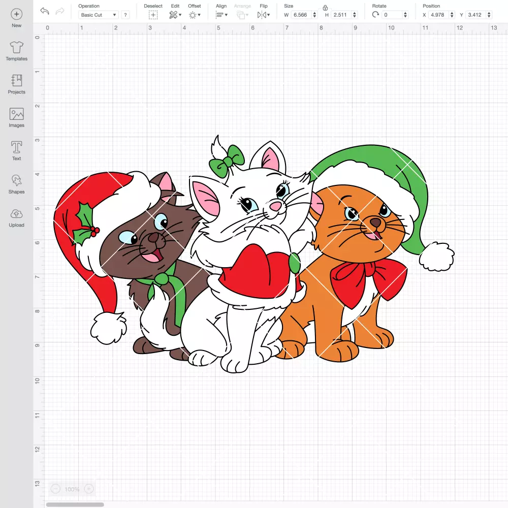 Aristocats Christmas SVG, Disney SVG | Instant Download SVG PNG Cut File for Cricut & Silhouette - Image 2