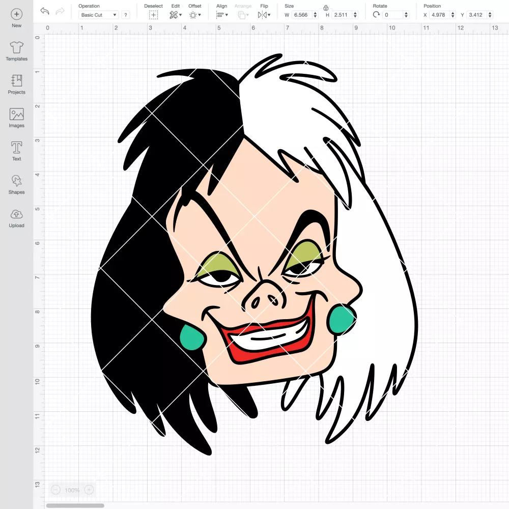 Cruella Devil SVG, Halloween SVG, Disney Villain SVG | Instant Download SVG PNG Cut File for Cricut & Silhouette - Image 2