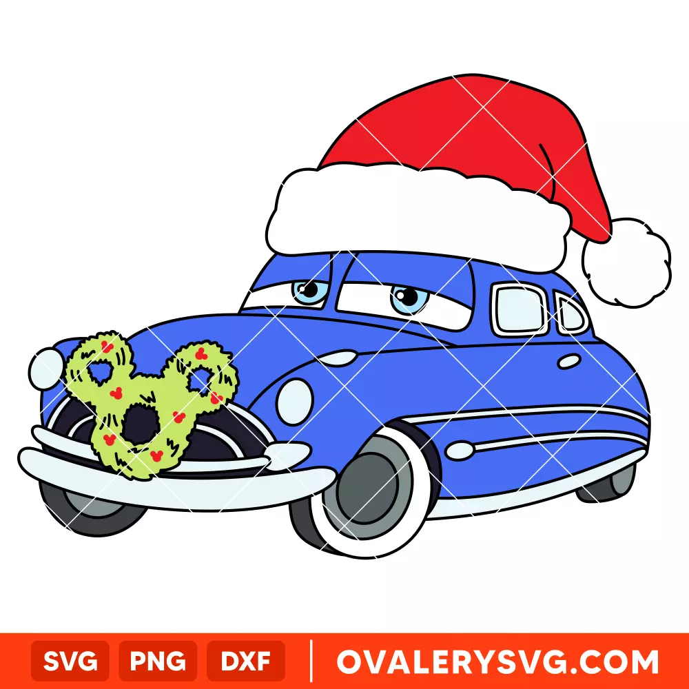Doc Hudson Christmas Cars SVG, Christmas SVG, Disney SVG | Instant Download SVG PNG Cut File for Cricut & Silhouette