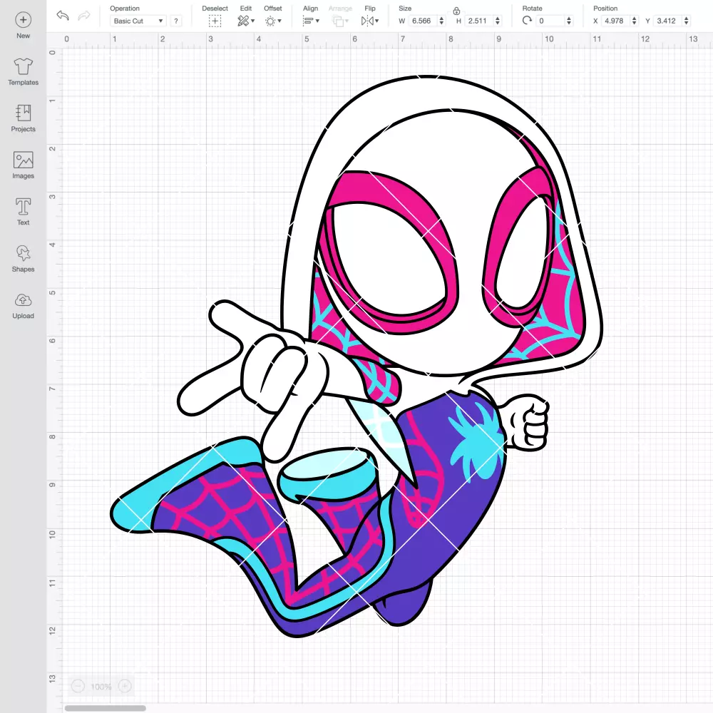 Ghost Spider Gwen SVG, Superhero SVG, Marvel SVG | Instant Download SVG PNG Cut File for Cricut & Silhouette - Image 2