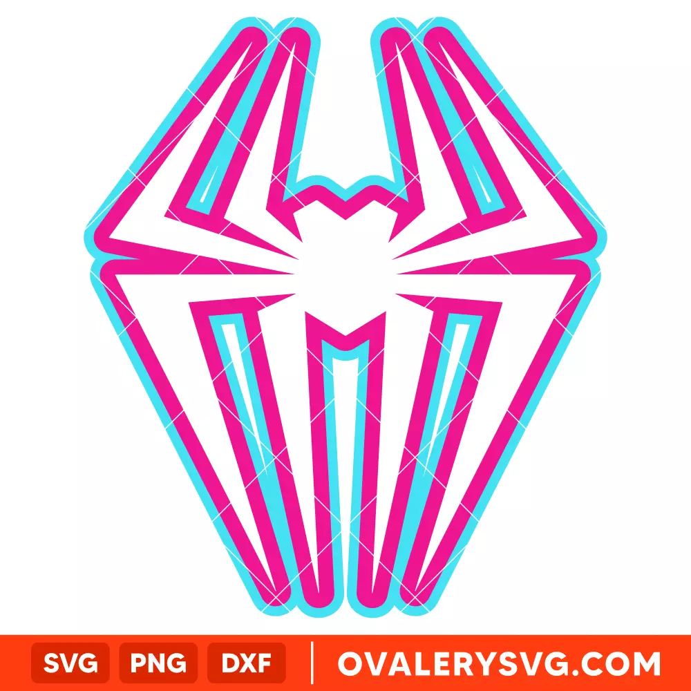 Ghost-Spider Gwen Stacy Logo SVG, Superhero SVG, Marvel SVG | Instant Download SVG PNG Cut File for Cricut & Silhouette