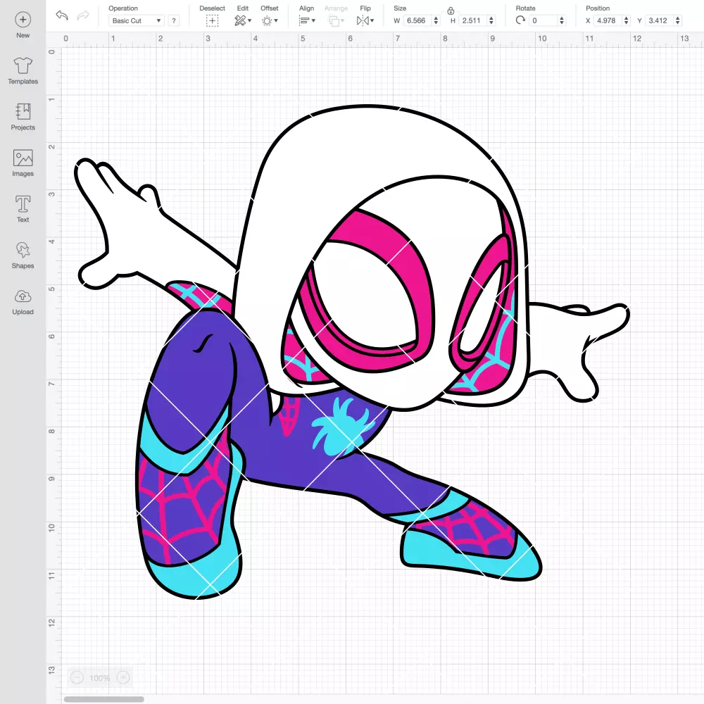 Ghost-Spider Gwen Stacy SVG, Superhero SVG, Marvel SVG | Instant Download SVG PNG Cut File for Cricut & Silhouette - Image 2