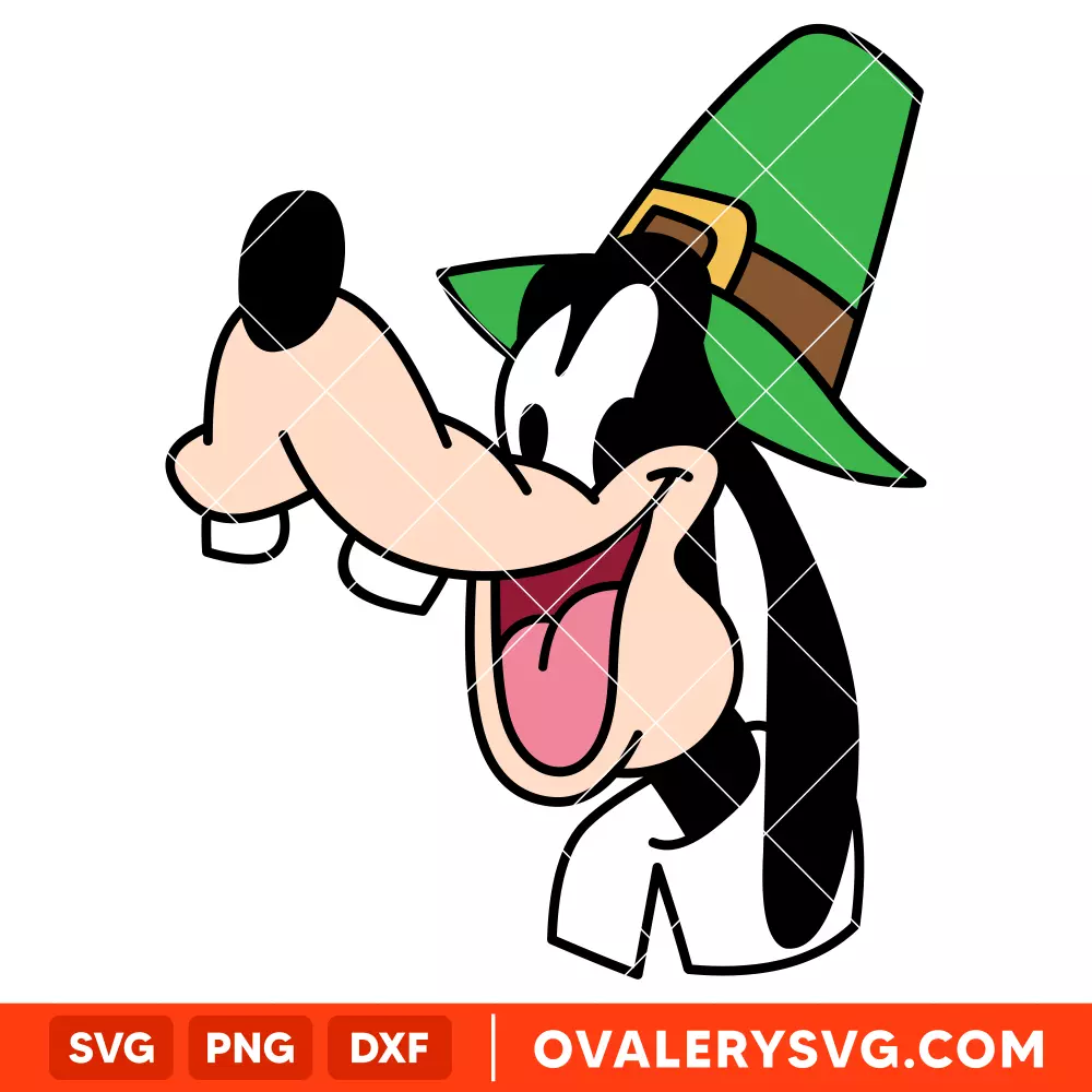 Goofy Thanksgiving SVG, Disney SVG | Instant Download SVG PNG Cut File for Cricut & Silhouette