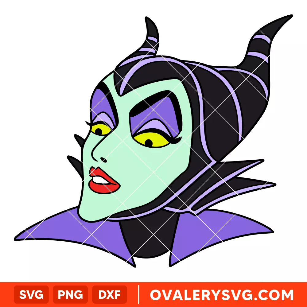 Maleficent SVG, Halloween SVG, Disney Villain SVG | Instant Download SVG PNG Cut File for Cricut & Silhouette