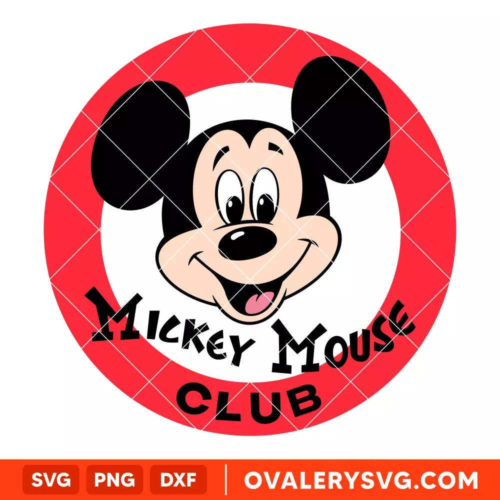 Mickey Mouse Club SVG, Disney SVG | Instant Download SVG PNG Cut File for Cricut & Silhouette