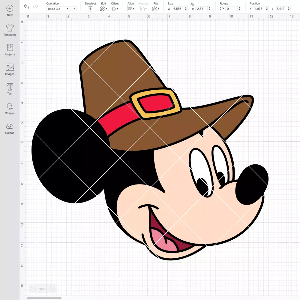 Mickey Thanksgiving SVG, Disney SVG | Instant Download SVG PNG Cut File for Cricut & Silhouette - Image 2