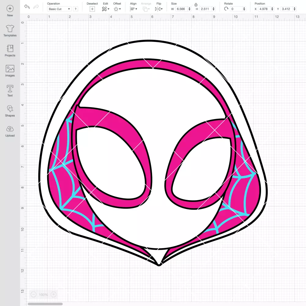 Spider Gwen Ghost Spider Head SVG, Superhero SVG, Marvel SVG | Instant Download SVG PNG Cut File for Cricut & Silhouette - Image 2