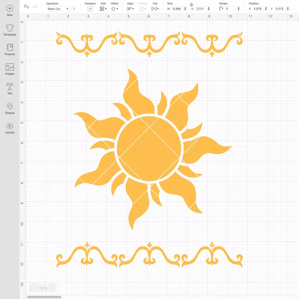 Tangled Sun Lantern Rapunzel SVG, Disney Princess SVG | Instant Download SVG PNG Cut File for Cricut & Silhouette - Image 2